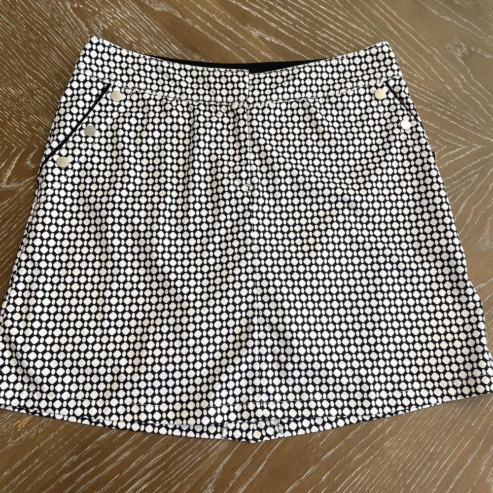 NEW‎ TAIL Size 8 Black/white Print Golf Tennis Skort ~ NWOT ~ FAST Shipping